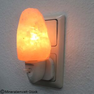 Salzlampe Nachtlicht inkl. Stecker, Edelsteine, Mineralien